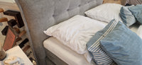 Boxspringbett Rousseau 180x200 cm – mit Bettbank – Stoff Grün – Ausstellungsstück
