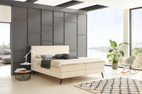 Boxspringbett BD-450 – Stoff beige (Hugo Beige) | Betten Deluxe