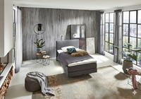 Senioren-Boxspringbett BD-1150 elektrisch 120x200 – Stoff anthrazit (Mito Darkgrey) | Betten Deluxe