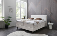 Boxspringbett BD-700 – Stoff beige (Oasis Naturel) | Betten Deluxe