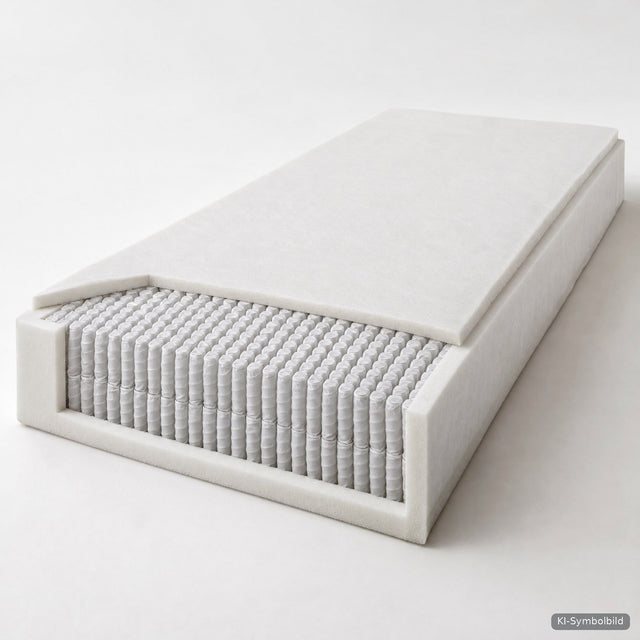 Taschenfederkern TFK 1000 nach Maß als Ersatz-Matratzenkern für Boxspringbetten – Symbolbild (KI-Grafik)