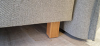 Boxspringbett Rousseau 180x200 cm – mit Bettbank – Stoff Grün – Ausstellungsstück