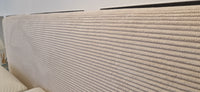 Ausstellungsstück Boxspringbett 180x200 cm – Cord Beige – mit Bettkasten – HG 4 & HG 5