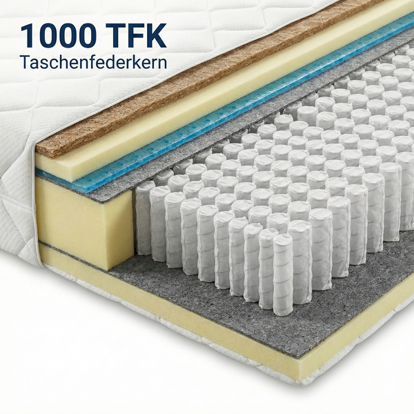 Betten-Deluxe-Duesseldorf-TFK-1000-Boxspringbett-Matratze