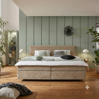 Familienbett Boxspringbett in Beige (240x200 & 280x200) – Betten Deluxe Düsseldorf