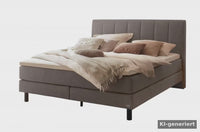 Mio Boxspringbett Grau – Produktvideo – KI-generiertes Video