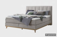Faro Boxspringbett Hellgrau – Produktvideo – KI-generiertes Video