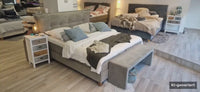 Boxspringbett Rousseau 180x200 Stoff Grün – Produktvideo – KI-generiertes Video